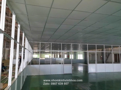 Thi Công Trần Thạch Cao Nhà Xưởng Bình Dương