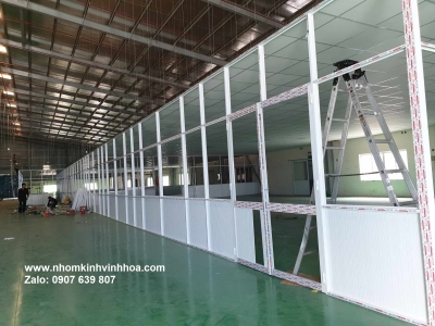 Vách Ngăn Nhôm Kính Thuận An Bình Dương
